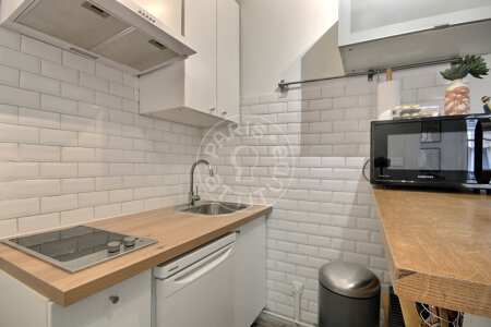 Cucina Appartamento arredato - 28m²  - 1 locale - Montmartre / Place des Abbesses - Parigi