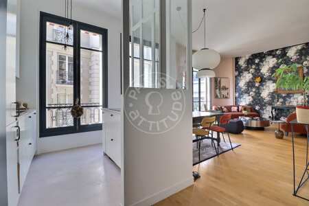 Cuisine Appartement meublé - 59m²  - 1 chambre - La Muette / Bois de Boulogne - Paris