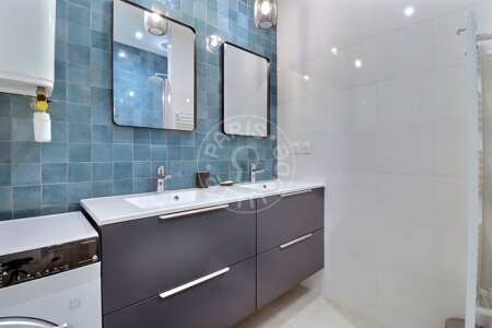 Baño Piso amueblado - 53m²  - 2 dormitorios - Port Royal / Raspail - París