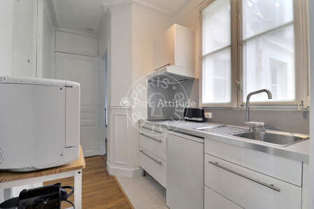 Cozinha Apartamento mobilado - 35m²  - 1 quarto - Ecole Militaire / Unesco / Duroc - Paris