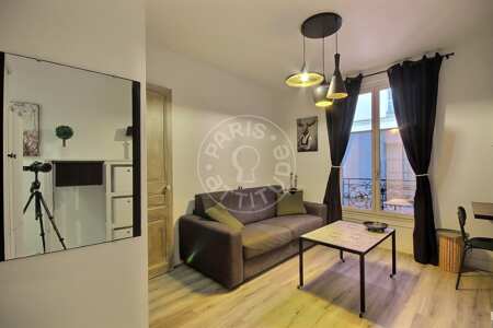 Salon Studio meublé - 21m²  - Saint-Germain - Paris