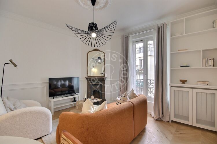 Living room - Furnished 1 bedroom - Paris 75015 - 16744