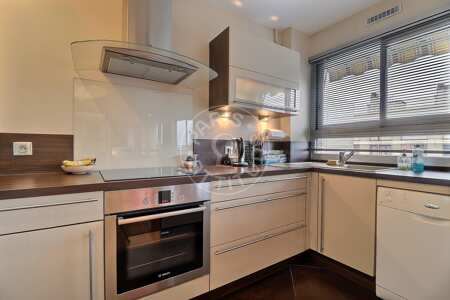 Kitchen Furnished apartment - 79m²  - 2 bedrooms - Plaisance / Pernety - Paris
