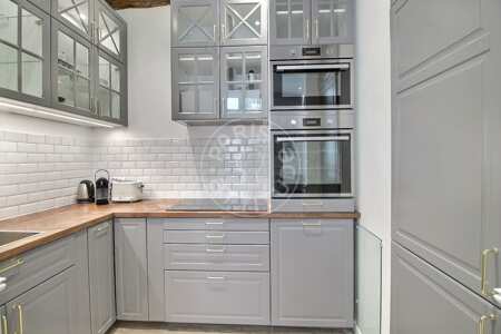 Cocina Piso amueblado - 65m²  - 2 dormitorios - Latin / Saint-Michel - París