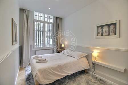 Dormitorio Piso amueblado - 65m²  - 2 dormitorios - Latin / Saint-Michel - París
