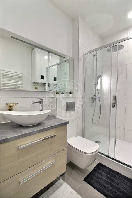 Baño Piso amueblado - 65m²  - 2 dormitorios - Latin / Saint-Michel - París