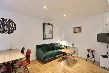 Sala Loft mobilado - 45m²  - 1 quarto - Pasteur - Paris