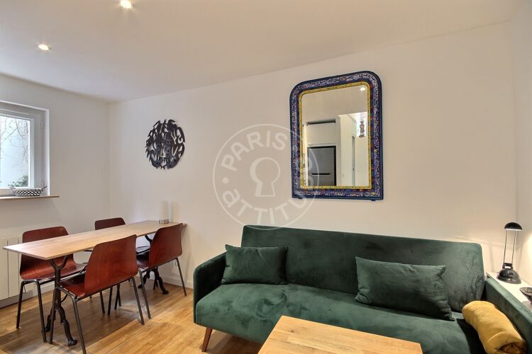 Living room - Furnished 1 bedroom - Paris 75015 - 16753