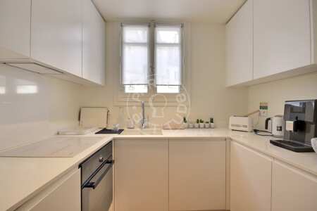 Kitchen Furnished apartment - 77m²  - 1 bedroom - Bastille - Paris