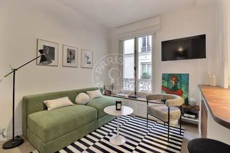 Salon Studio alcove meublé - 26m²  - Porte Maillot / Palais des Congrès - Paris