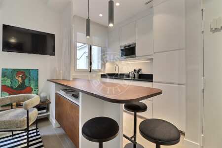 Cuisine Studio alcove meublé - 26m²  - Porte Maillot / Palais des Congrès - Paris