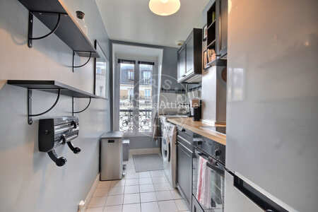 Cozinha Apartamento mobilado - 40m²  - 1 quarto - Oberkampf - Paris