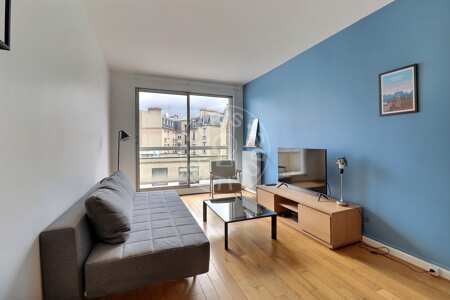 Sala Apartamento mobilado - 44m²  - 1 quarto - Pasteur - Paris