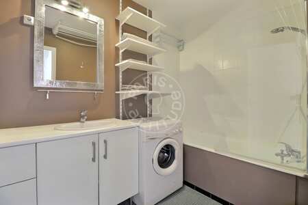 Casa de banho Apartamento mobilado - 44m²  - 1 quarto - Pasteur - Paris