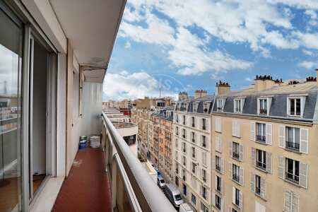 Varanda Apartamento mobilado - 44m²  - 1 quarto - Pasteur - Paris