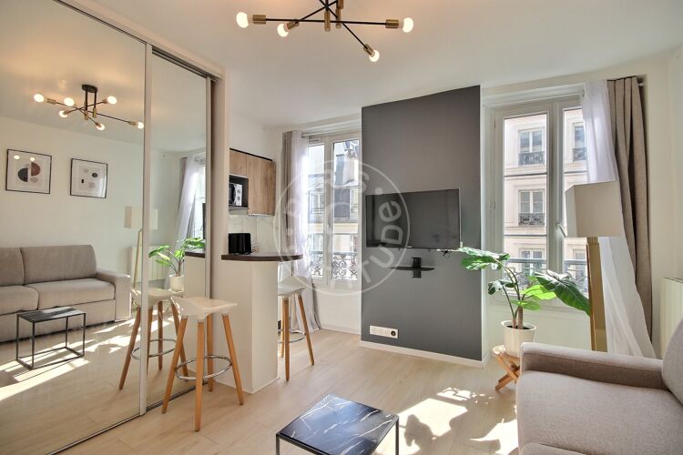 Salon - Studio meublé - Paris 75010 - 16768