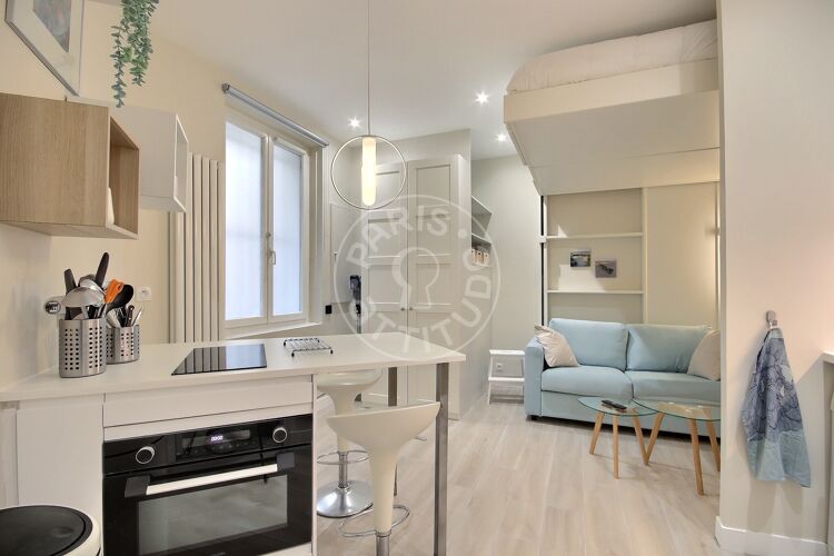 Salon - Studio meublé - Paris 75017 - 16774