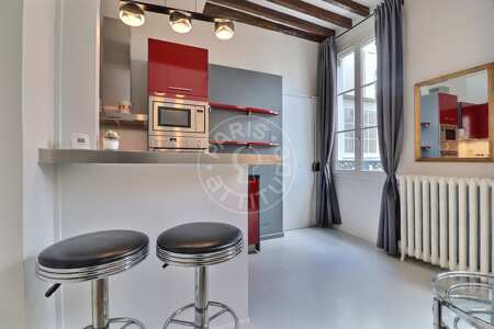 Cuisine Appartement meublé - 35m²  - 1 chambre - Arts et Métiers - Paris