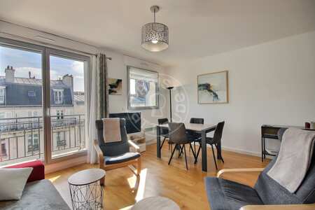 Salón Piso amueblado - 52m²  - 1 dormitorio - Porte de Vincennes - París