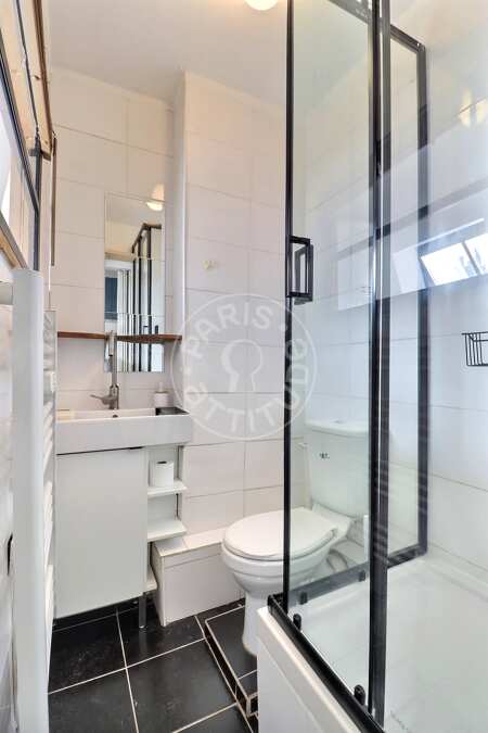 Baño Estudio amueblado - 19m²  - Marx Dormoy - París