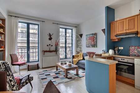 Salotto Appartamento arredato - 48m²  - 1 locale - Grands Boulevards / Bonne Nouvelle - Parigi