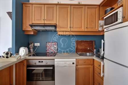 Cucina Appartamento arredato - 48m²  - 1 locale - Grands Boulevards / Bonne Nouvelle - Parigi