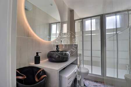 Baño Piso amueblado - 38m²  - 1 dormitorio - Latin / Saint-Michel - París