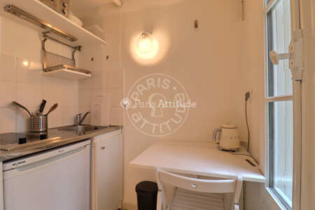 Cozinha Quitinete mobilado - 20m²  - Saint Placide - Paris