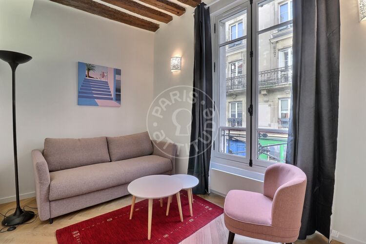 Salon - Studio meublé - Paris 75003 - 16786