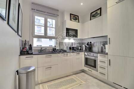 Cozinha Apartamento mobilado - 60m²  - 1 quarto - Tour Eiffel - Paris