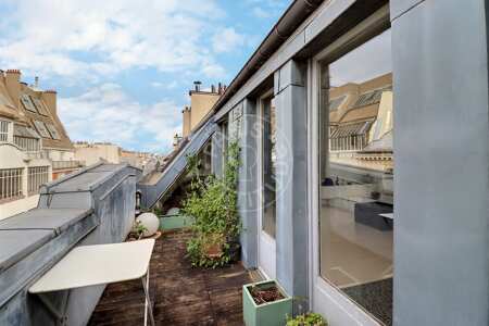 Terrasse Möblierte wohnung - 75m²  - 1 Zimmer - Moulin Rouge / Pigalle - Paris