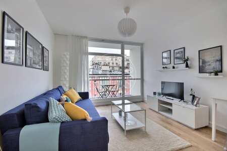 Wohnzimmer Möblierte wohnung - 36m²  - 1 Zimmer - Motte-Piquet Grenelle - Paris
