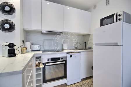 Küche Möblierte wohnung - 36m²  - 1 Zimmer - Motte-Piquet Grenelle - Paris