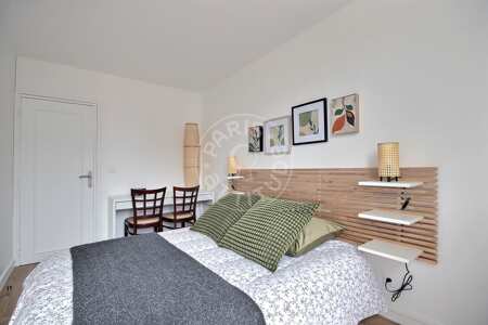 Schlafzimmer Möblierte wohnung - 36m²  - 1 Zimmer - Motte-Piquet Grenelle - Paris