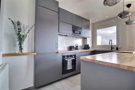 Cuisine Appartement meublé - 65m²  - 2 chambres - République - Paris