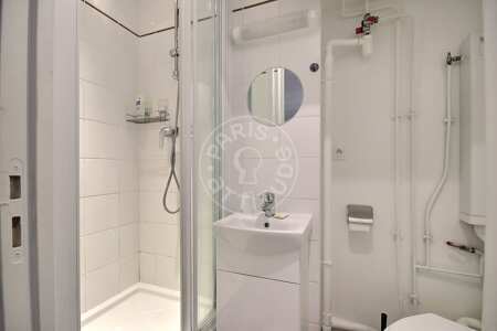 Bathroom Furnished studio - 22m²  - Plaisance / Pernety - Paris