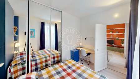 Quarto Apartamento mobilado - 28m²  - 1 quarto - Alésia - Paris
