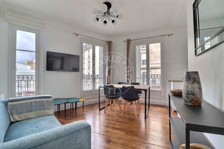 Wohnzimmer Möblierte wohnung - 33m²  - 1 Zimmer - Montmartre / Place des Abbesses - Paris