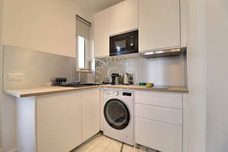 Küche Möblierte wohnung - 33m²  - 1 Zimmer - Montmartre / Place des Abbesses - Paris
