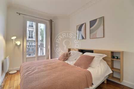 Schlafzimmer Möblierte wohnung - 33m²  - 1 Zimmer - Montmartre / Place des Abbesses - Paris