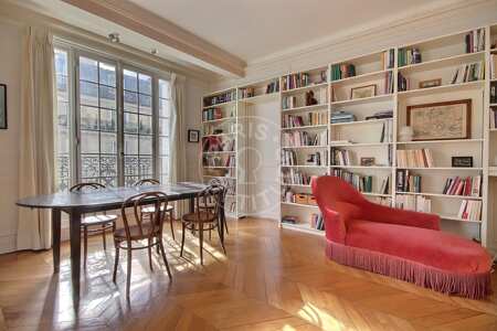 Salle à manger Appartement meublé - 133m²  - 3 chambres - Pasteur - Paris