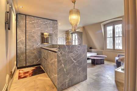 Kitchen Furnished studio alcove - 33m²  - Champs-Elysées - Paris