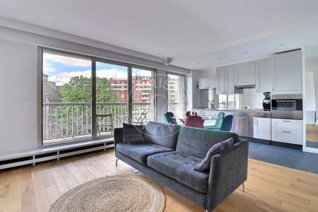 Wohnzimmer Möblierte studio - 43m² - Porte de Saint-Cloud - Paris