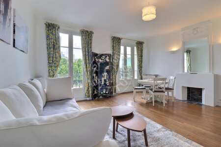 Sala Apartamento mobilado - 55m²  - 1 quarto - Neuilly-sur-Seine