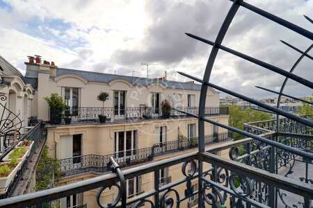 Varanda Apartamento mobilado - 28m²  - 1 quarto - Batignolles - Paris