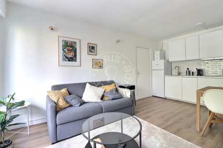 Wohnzimmer Möblierte wohnung - 38m²  - 1 Zimmer - Alésia - Paris