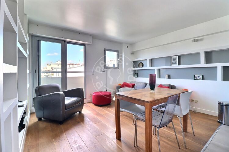 Sala - 1 quarto mobiliado - Paris 75018 - 16838