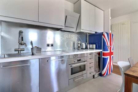 Cucina Appartamento arredato - 36m²  - 1 locale - Montmartre / Place des Abbesses - Parigi