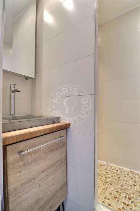 Bagno Appartamento arredato - 36m²  - 1 locale - Montmartre / Place des Abbesses - Parigi