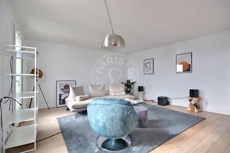 Salón Piso amueblado - 105m²  - 3 dormitorios - Oberkampf - París
